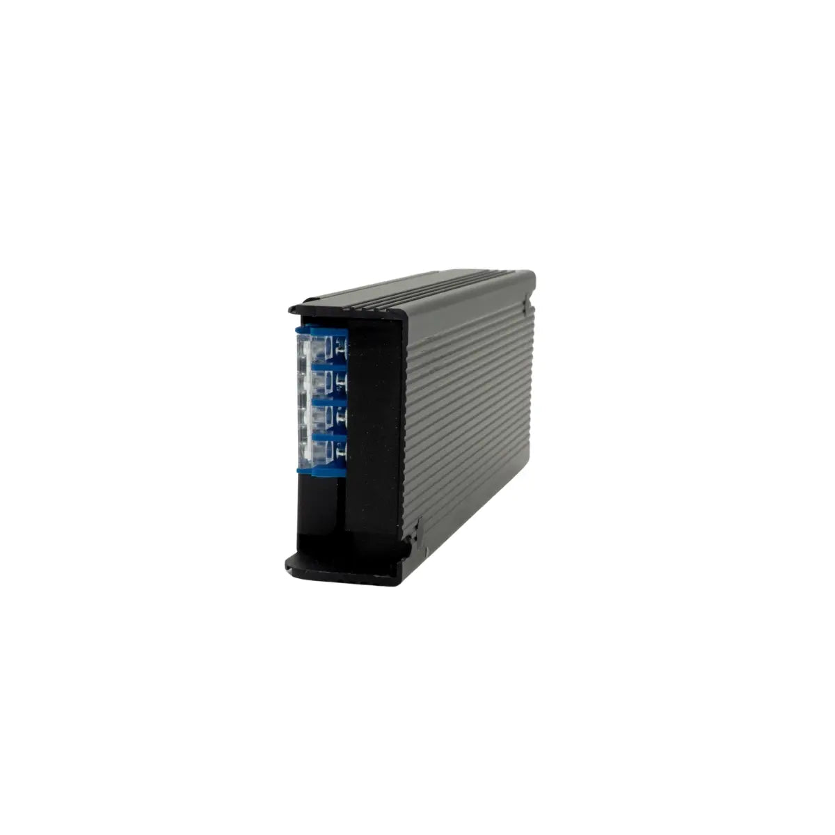 Alimentatore 24V 120W 5A compatto per LED, vista frontale