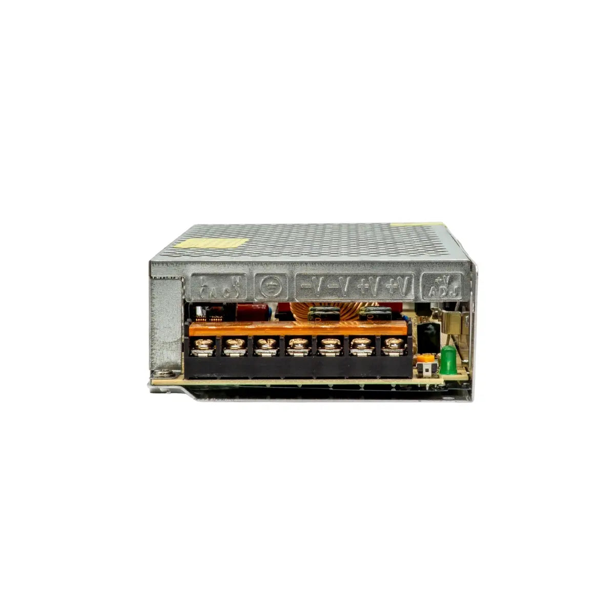 Dettaglio morsetti alimentatore switching 24V 180W – Gisled