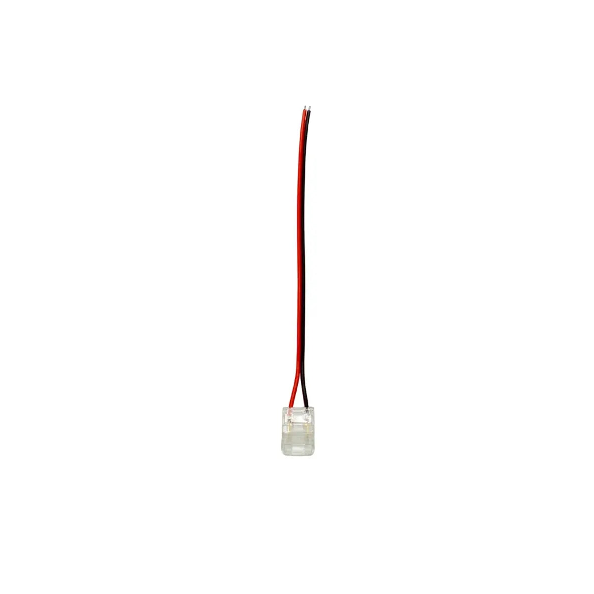 Dettaglio collegamento Connettore COB 10mm 2 PIN con cavo 15cm