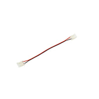 Dettaglio del connettore COB per strisce LED 10mm 2 PIN con cavo da 15cm