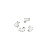 Connettore a L COB 2PIN 8mm monocolore per strisce LED