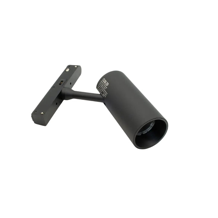 Faretto LED per binario magnetico 7W 3CCT Smart, colore nero, design moderno per illuminazione d'accento