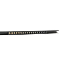 Faretto lineare LED Smart per binario magnetico 18W nero con luce regolabile 3CCT vista montato