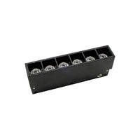 Faretto lineare LED Smart per binario magnetico 6W nero con luce regolabile 3CCT
