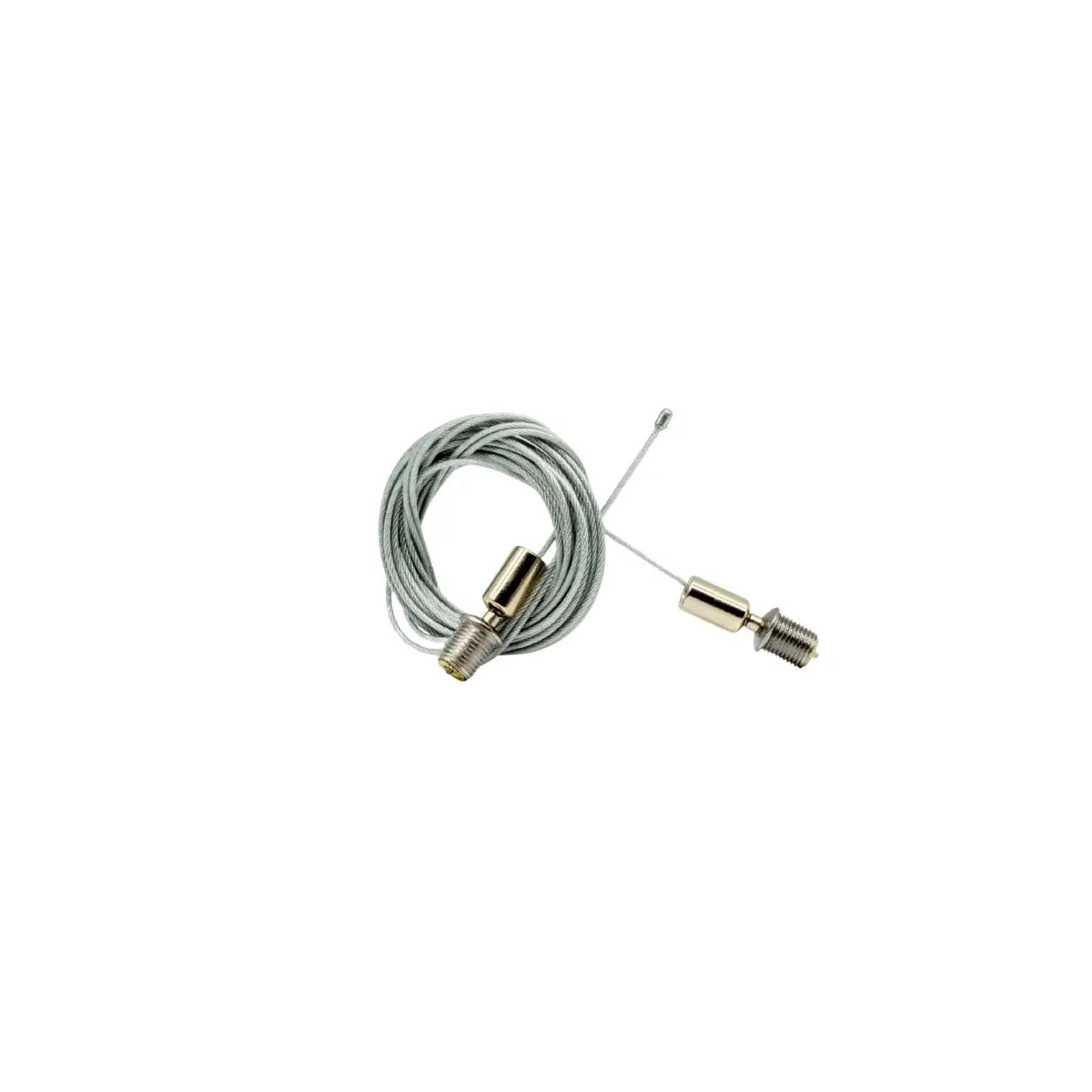 Kit sospensione per binario magnetico 48V in acciaio e alluminio vista cavi