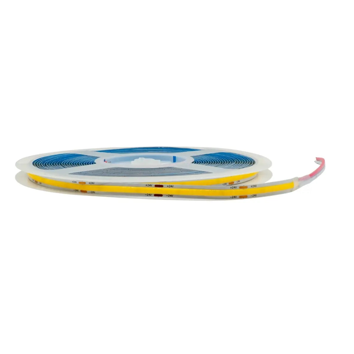 Striscia LED COB 10W 3000K 24V dettaglio luce continua COB Gisled