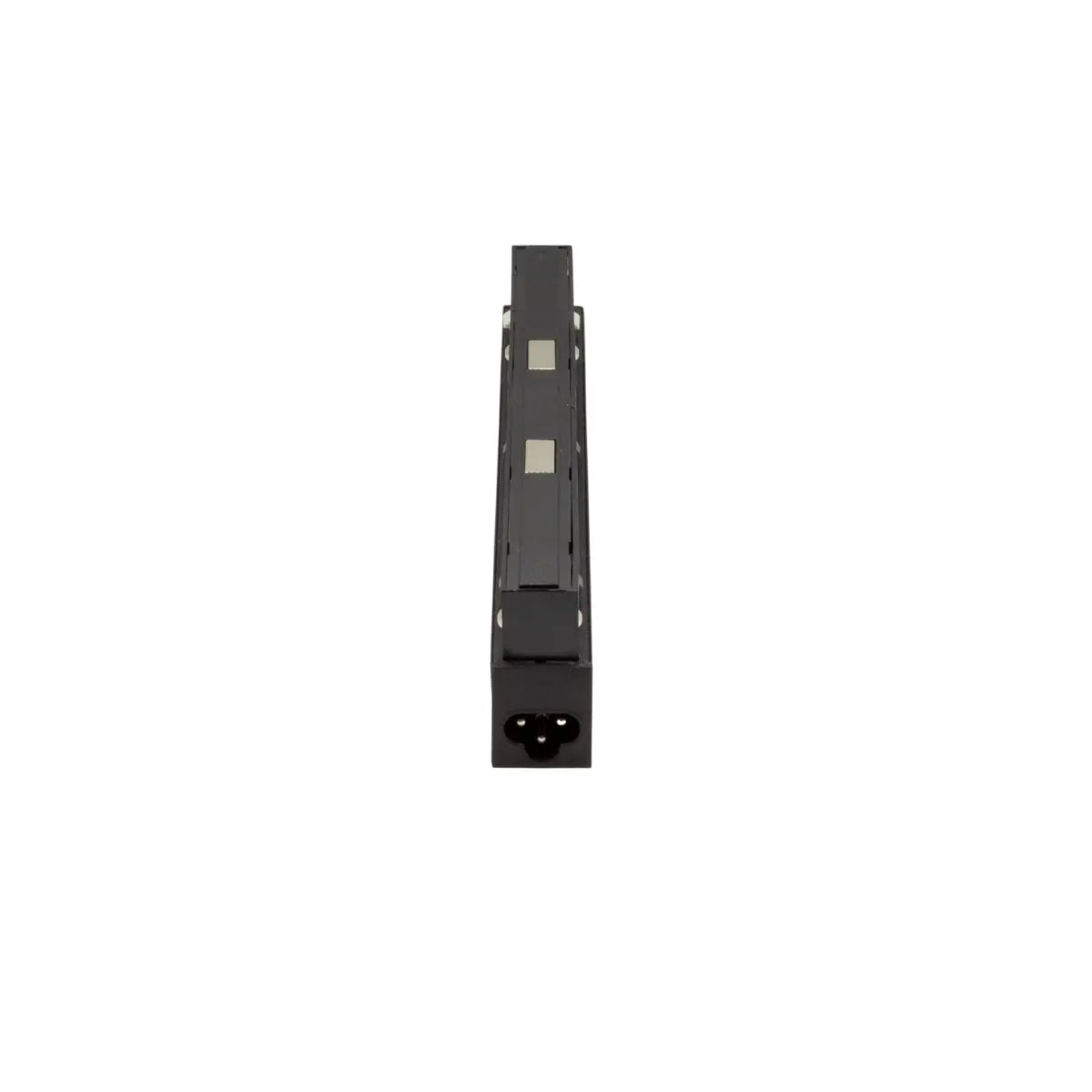 Trasformatore per binario magnetico 48V 100W nero vista contatti