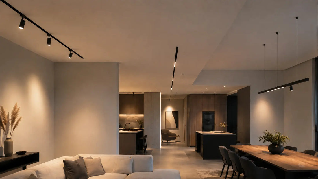 Binario magnetico 48V: superficie, incasso o sospeso