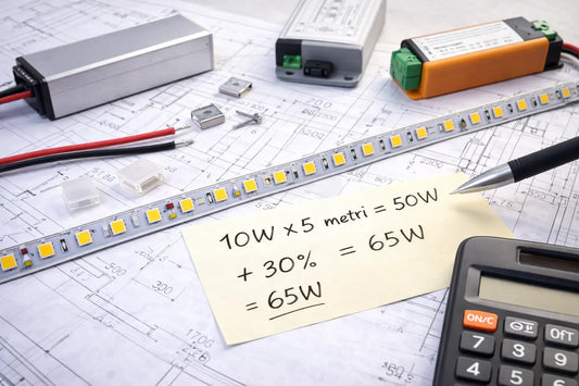 Come calcolare l’alimentatore per strisce LED: guida semplice e pratica