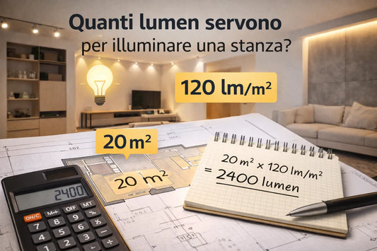Quanti lumen servono per illuminare una stanza: guida pratica