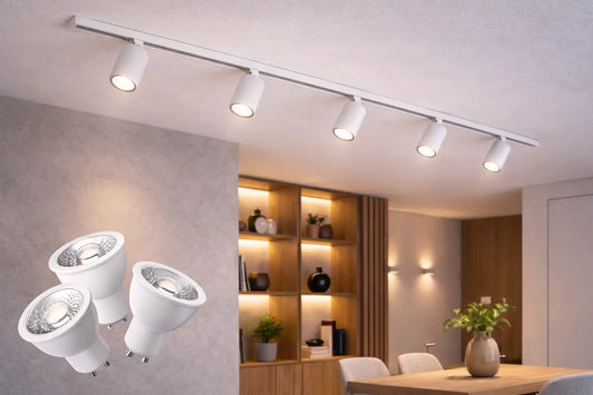 Come scegliere faretti per binario 220V: guida completa