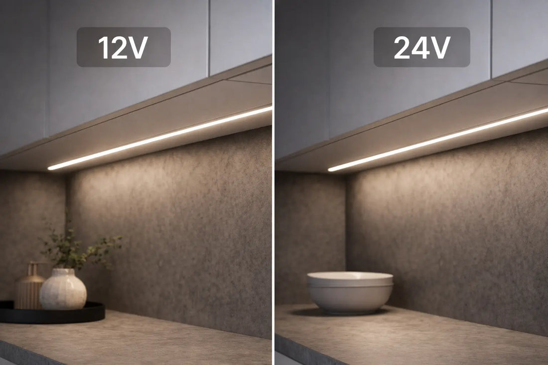 Strisce LED 12V vs 24V: quale scegliere?