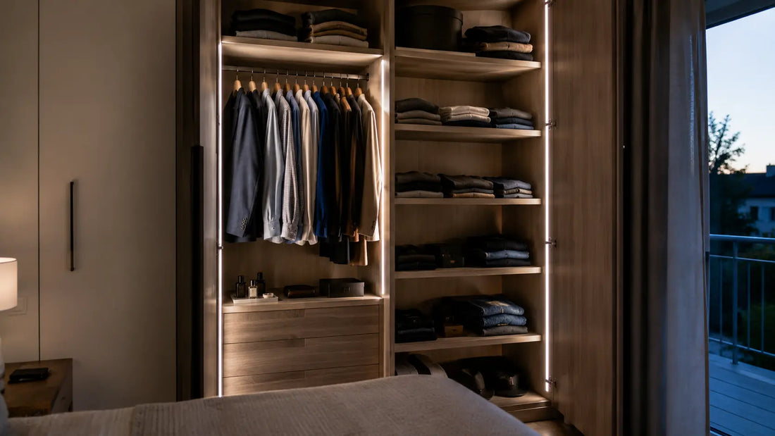 Come illuminare un armadio con strisce LED
