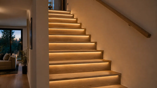 Come illuminare una scala con strisce LED
