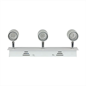 Portafaretto Orientabile LED Triplo da Incasso 3*GU10 e GU5.3 (MR16) Colore Bianco