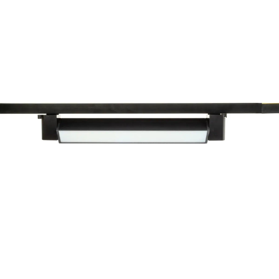 Faretto LED nero orientabile da 20W per montaggio sul binario