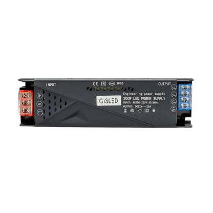 Alimentatore 12V 300W 25A per LED vista frontale