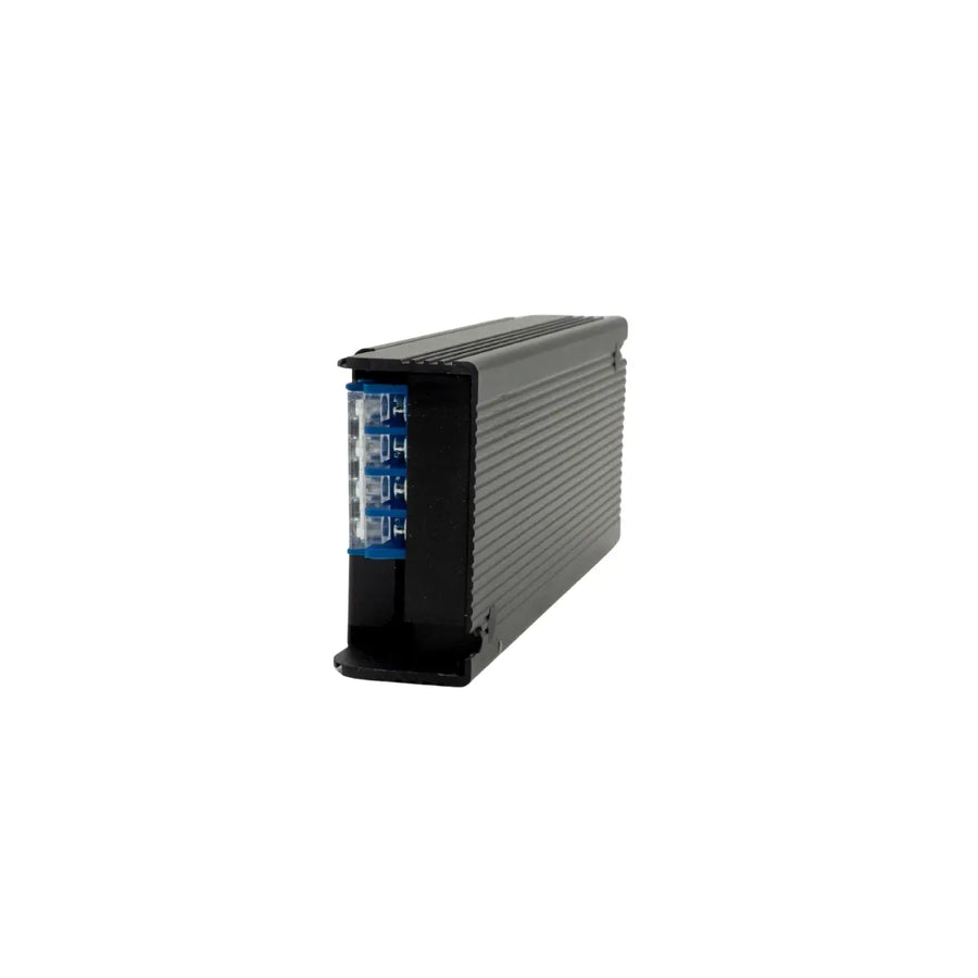 Alimentatore 24V 120W 5A compatto per LED, vista frontale
