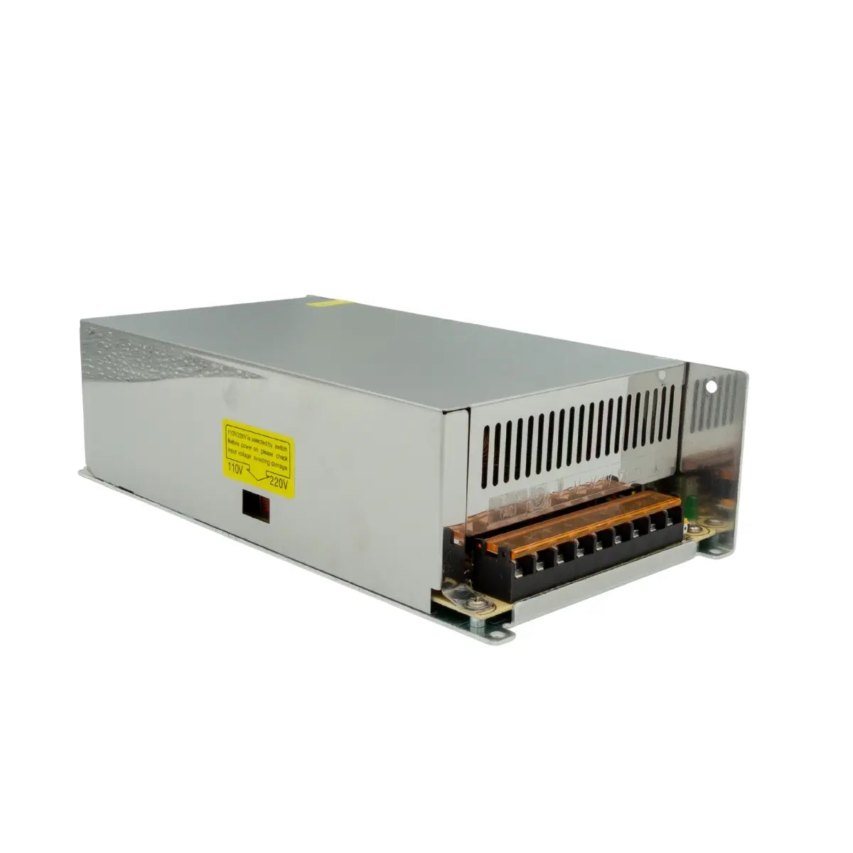 Alimentatore 24V con scocca in alluminio – lato