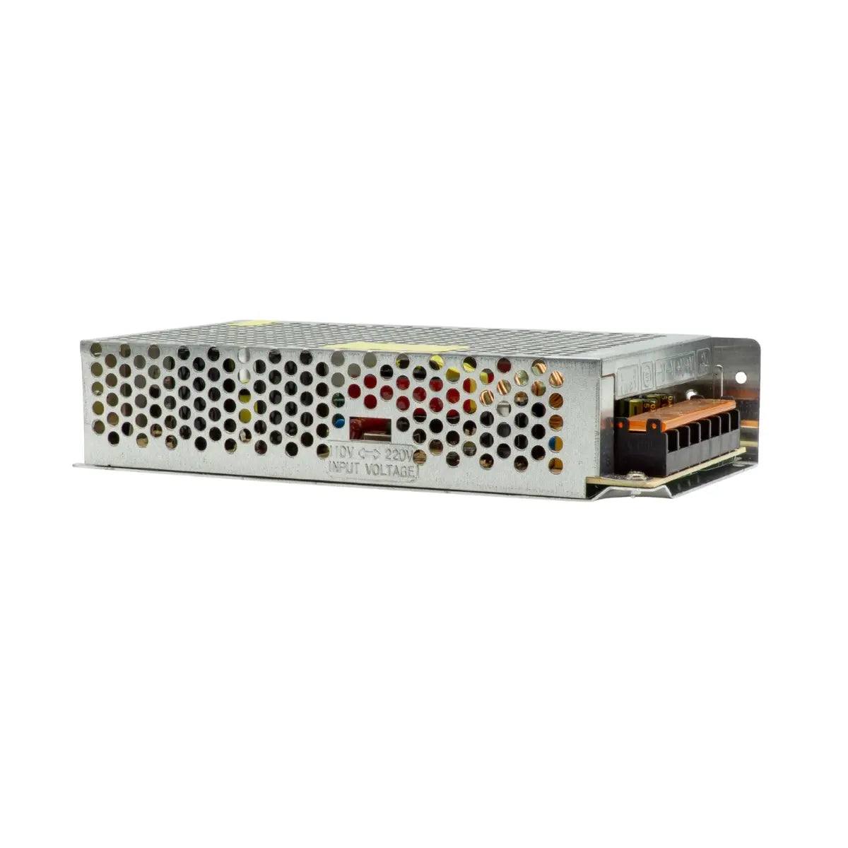 Alimentatore switching 24V 180W vista corpo e morsetti – Gisled