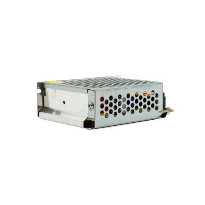 Alimentatore switching 24V 60W vista frontale, struttura in alluminio - Gisled