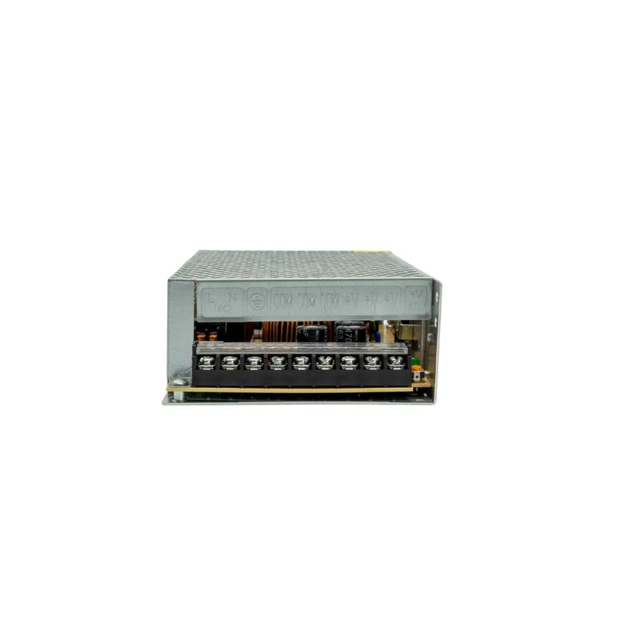 Alimentatore switching 48V 250W in alluminio per binario magnetico Gisled vista contatti