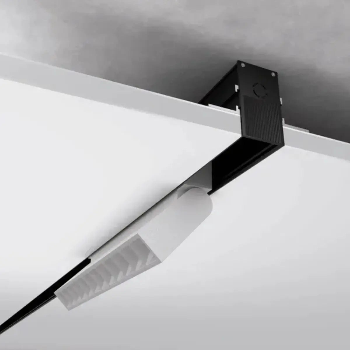 Binario 48V da incasso vista integrato nel cartongesso
