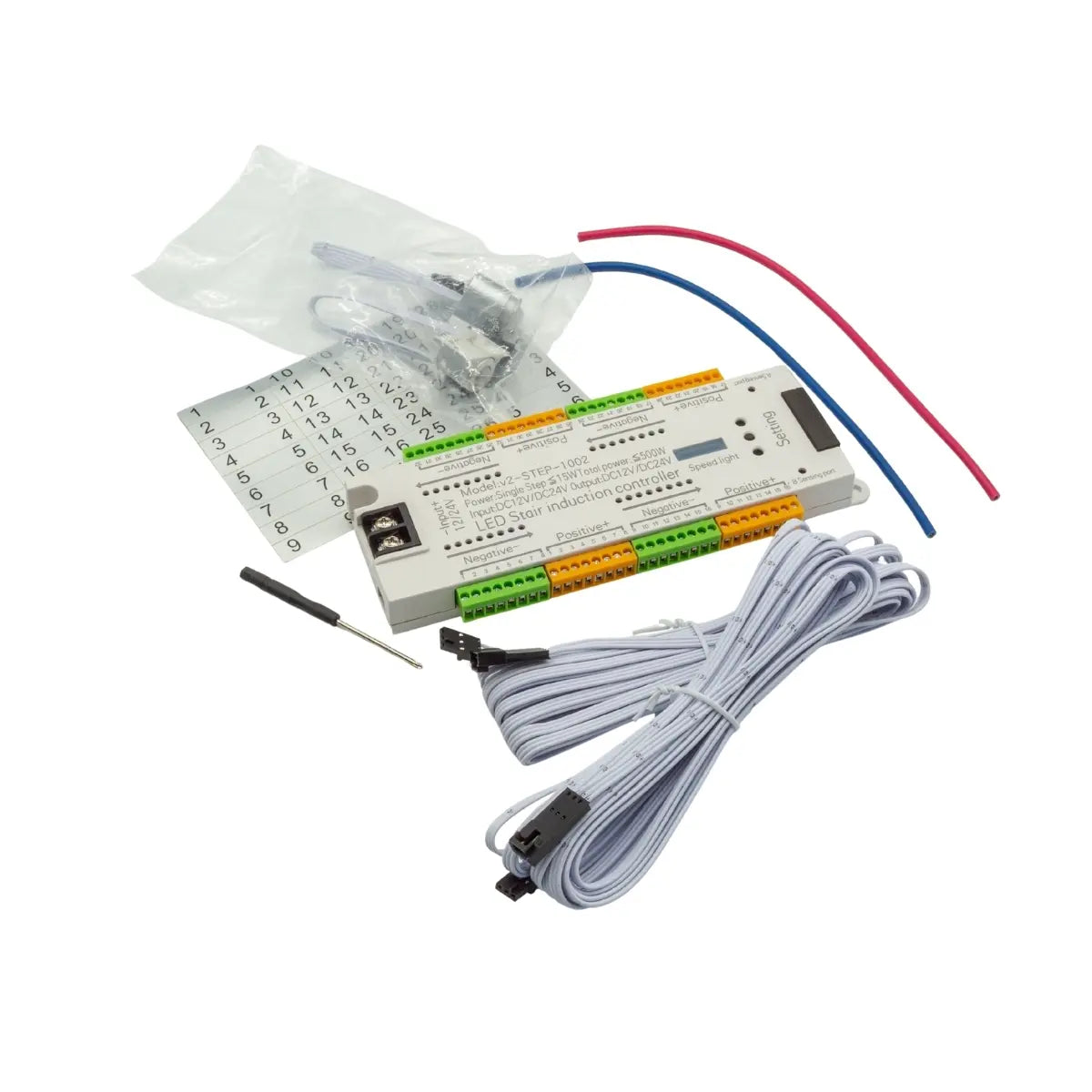 Centralina automatica per illuminazione scale a LED Gisled in kit