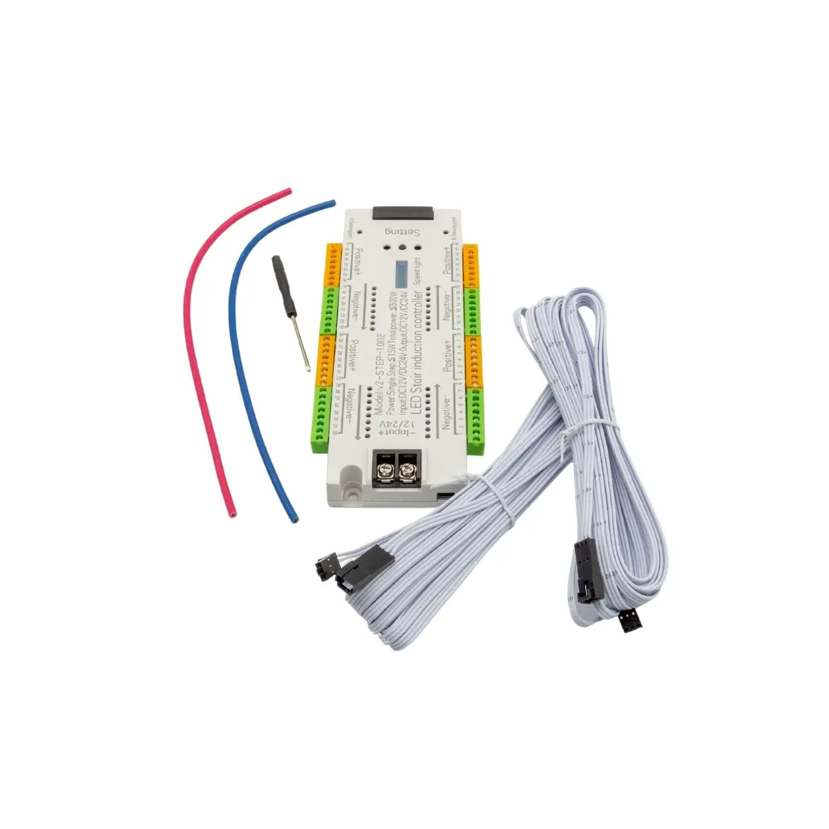 Centralina automatica per illuminazione scale a LED vista accessori