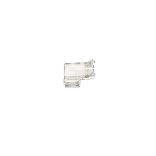 Connettore a L COB monocolore 2PIN 10mm in policarbonato – dettaglio angolo