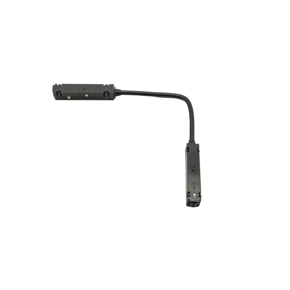Connettore angolare nero per binario magnetico 48V a 90 gradi