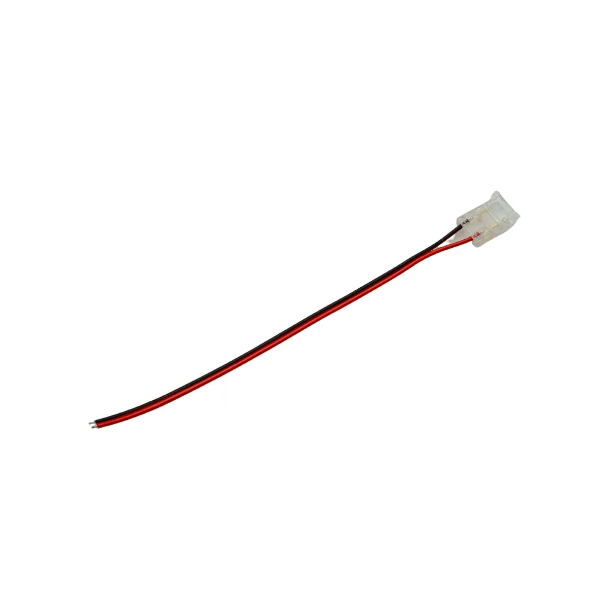 Connettore COB 10mm 2 PIN con cavo 15cm vista completa