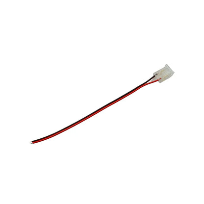 Connettore COB 10mm 2 PIN con cavo 15cm vista completa