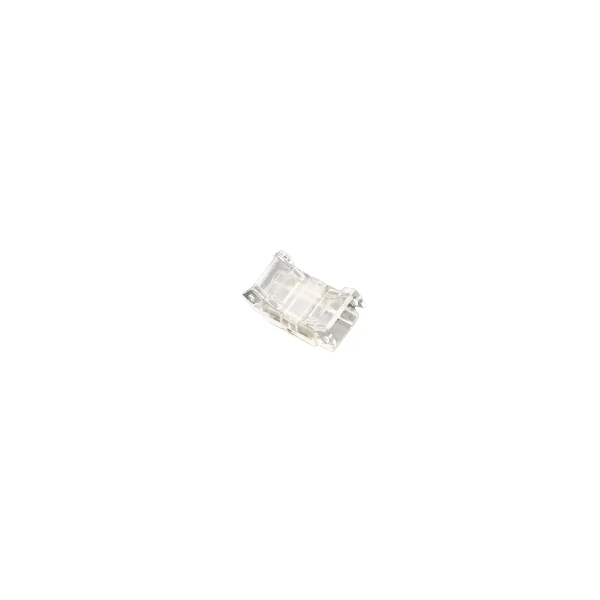 Connettore COB monocolore 2PIN 8mm per strisce LED, dettaglio ravvicinato
