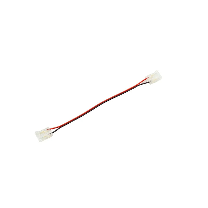 Dettaglio del connettore COB per strisce LED 10mm 2 PIN con cavo da 15cm