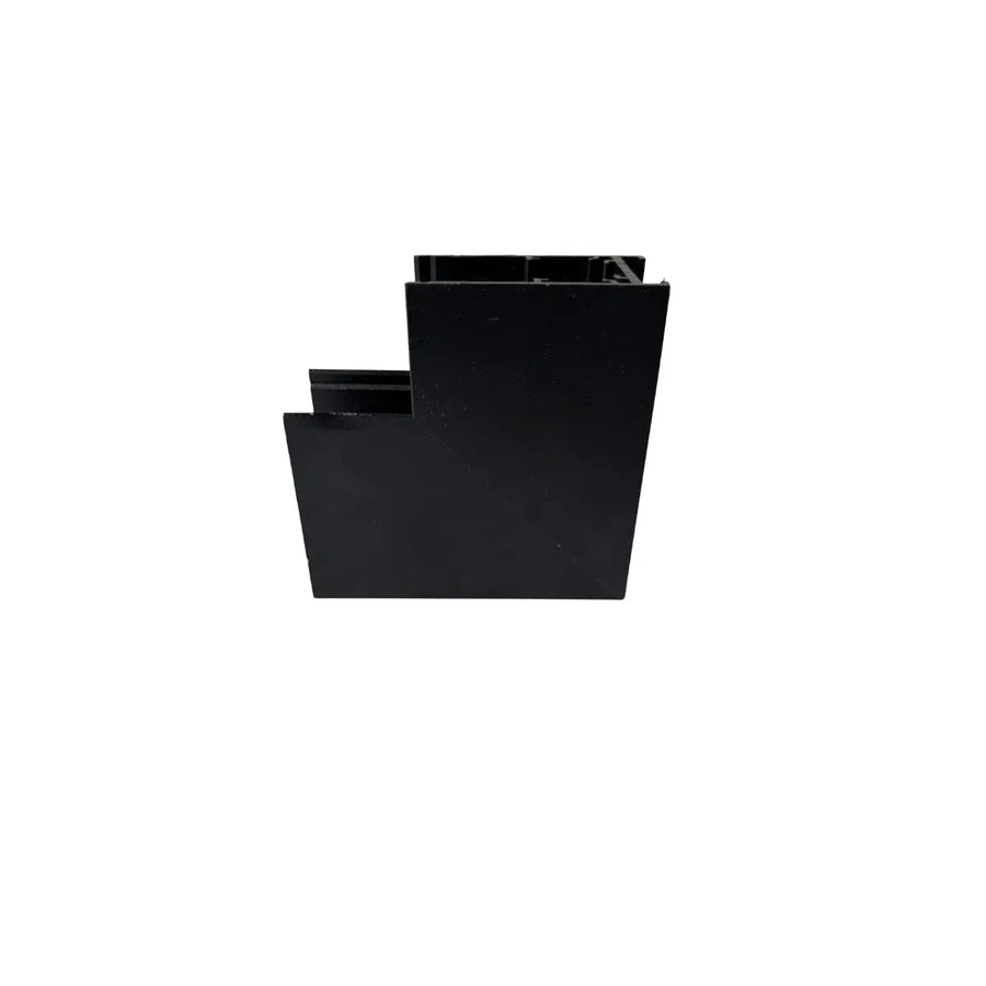 Connettore a L verticale 90° nero per binario magnetico a superficie Gisled