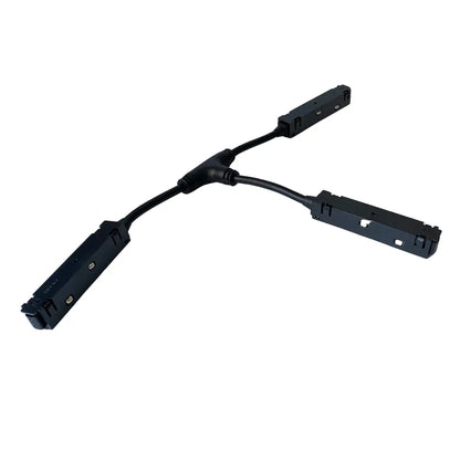 Connettore a T nero per binario magnetico 48V