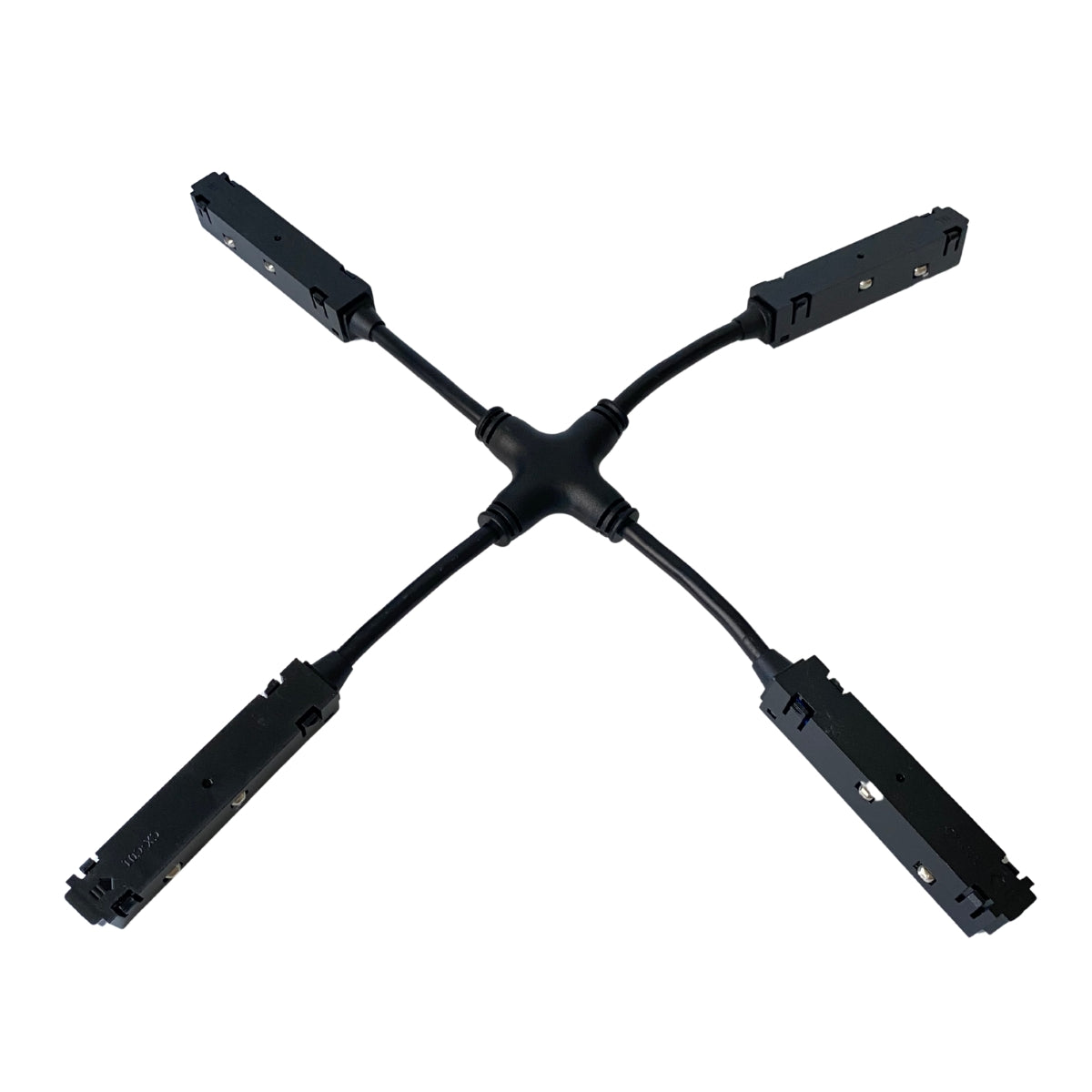 Connettore a X nero per binario magnetico 48V