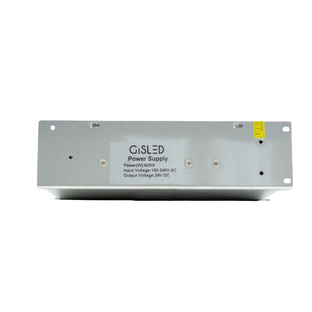 Specifiche tecniche su etichetta alimentatore 24V – Gisled