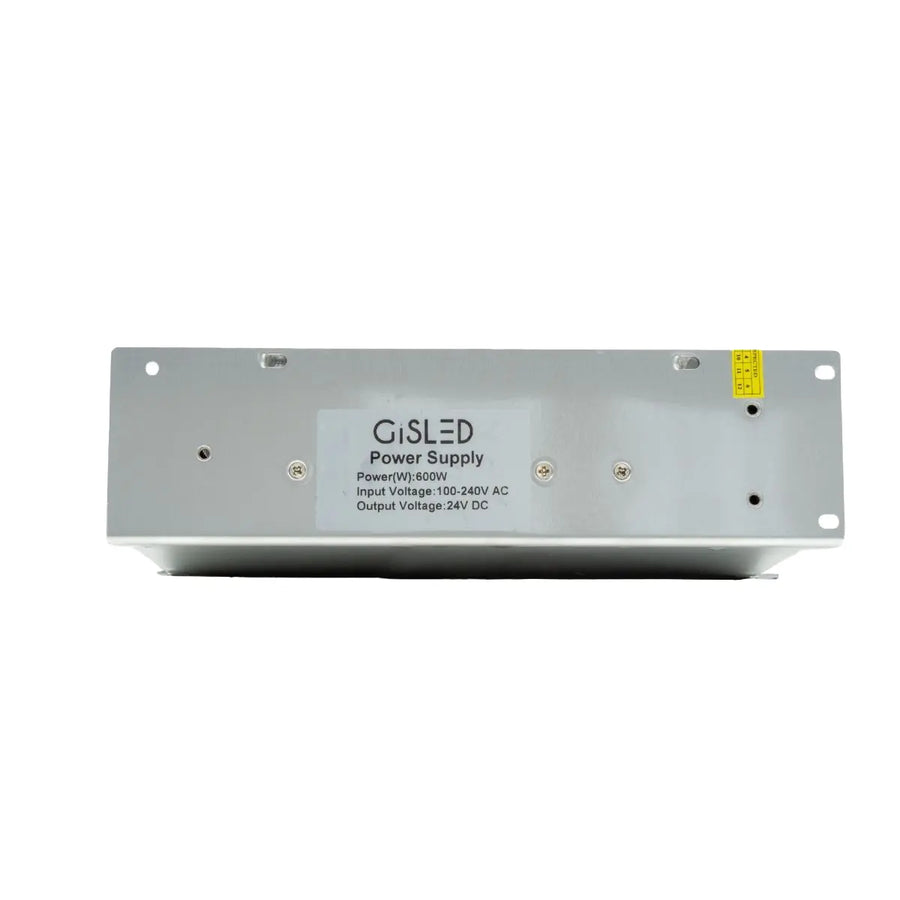 Specifiche tecniche su etichetta alimentatore 24V – Gisled