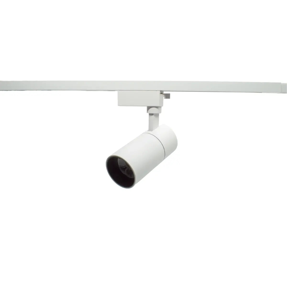 Faretto LED bianco a binario monofase 20W 4000K Gisled vista sul binario