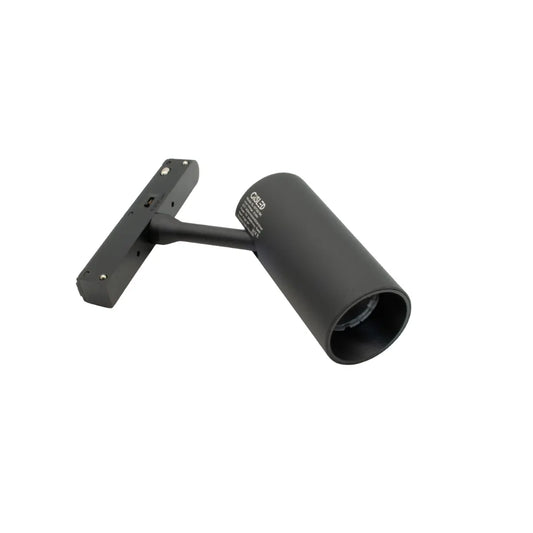 Faretto LED per binario magnetico 7W 3CCT Smart, colore nero, design moderno per illuminazione d'accento