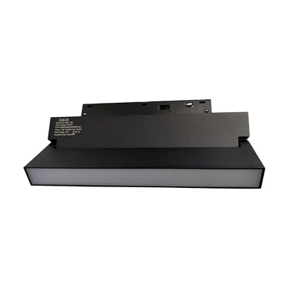 Faretto LED orientabile 12W 3CCT per binario magnetico 48V nero
