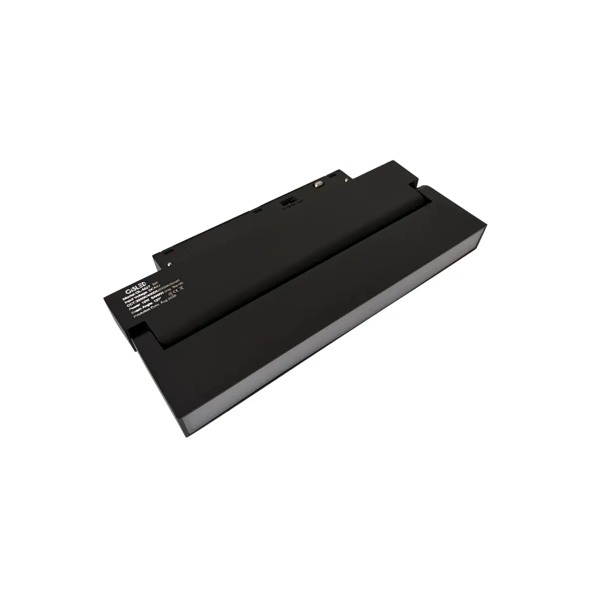 Faretto LED lineare orientabile per binario magnetico 12W 3CCT Smart nero Gisled
