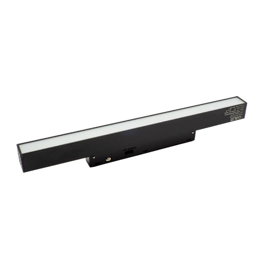 Faretto LED per binario magnetico 20W 3CCT Smart, colore nero, angolo di apertura 120°, ideale per illuminazione generale e ambientale