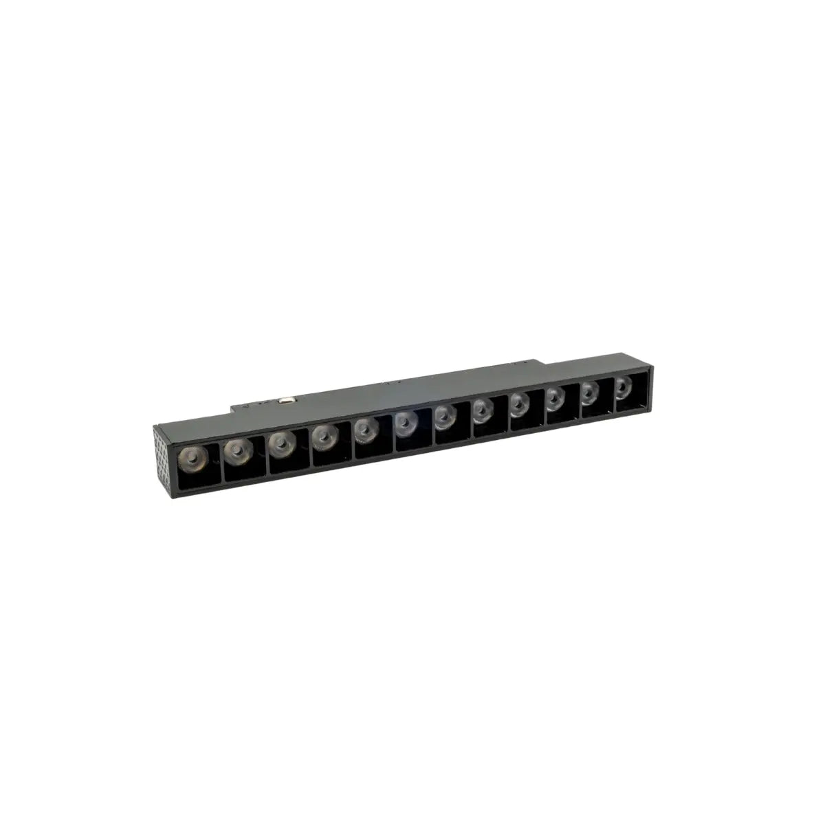 Faretto lineare LED Smart per binario magnetico 12W nero con luce regolabile 3CCT
