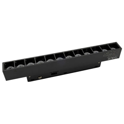 Faretto lineare LED Smart per binario magnetico 12W nero con luce regolabile 3CCT – Gisled