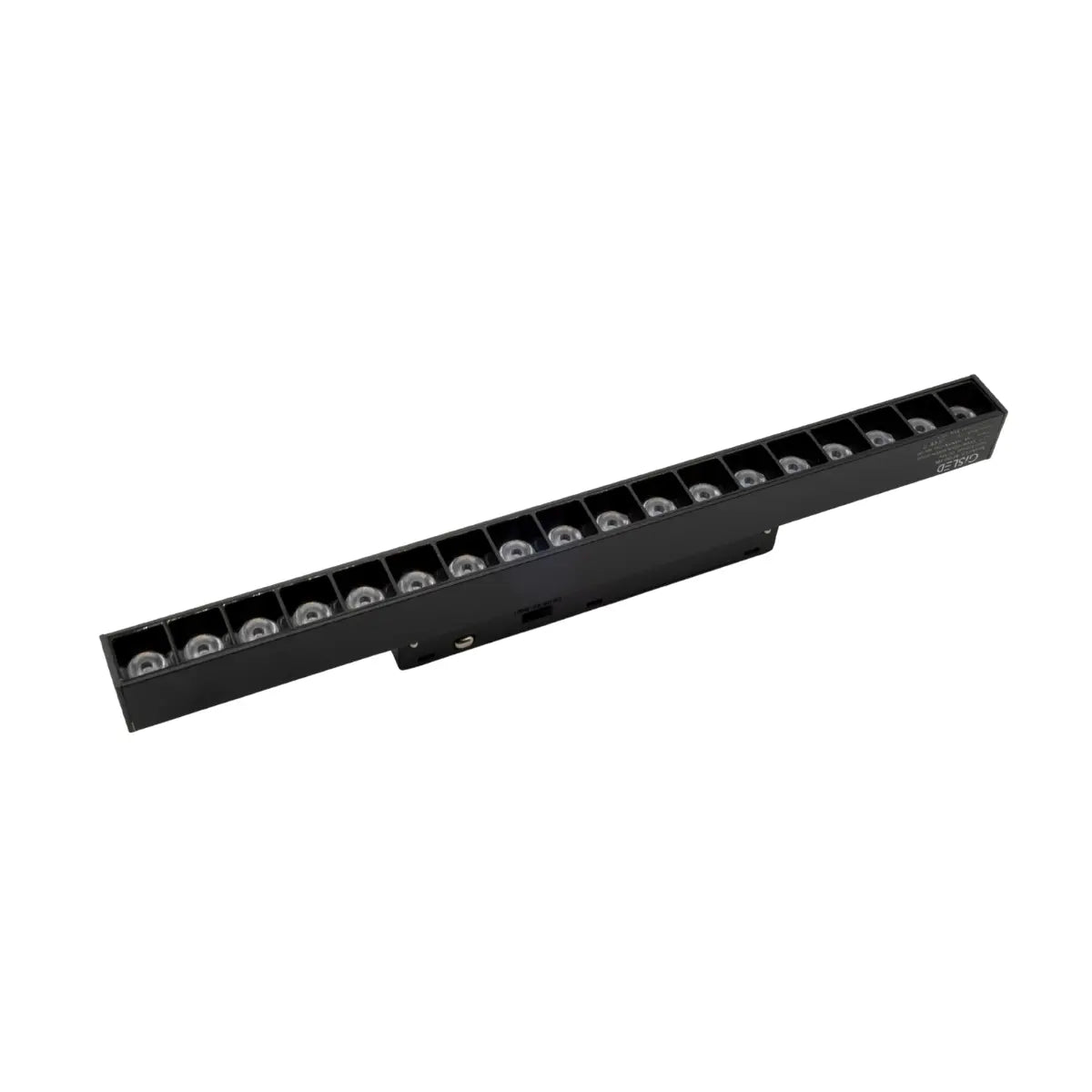 Faretto lineare LED Smart per binario magnetico 18W nero con luce regolabile 3CCT – Gisled