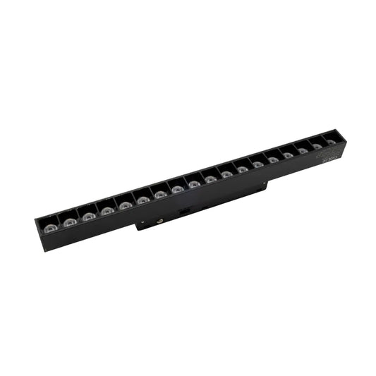 Faretto lineare LED Smart per binario magnetico 18W nero con luce regolabile 3CCT – Gisled