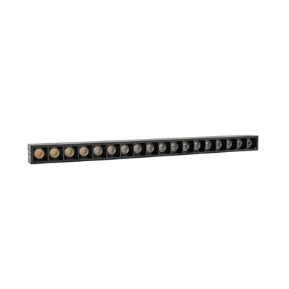 Faretto lineare LED Smart per binario magnetico 18W nero con luce regolabile 3CCT dettaglio